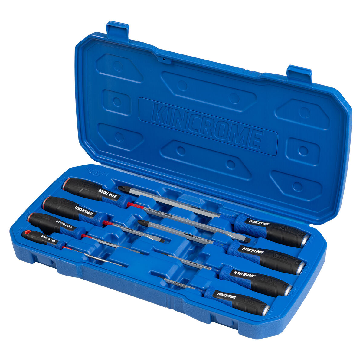 Kincrome 8P Thru Tang Screwdriver Set Torquemaster