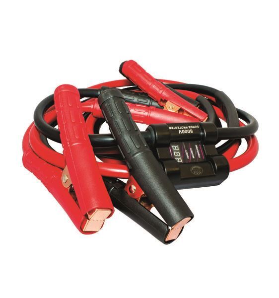 8000V/450A Jumper Leads with Anti-Surge Device - 3M