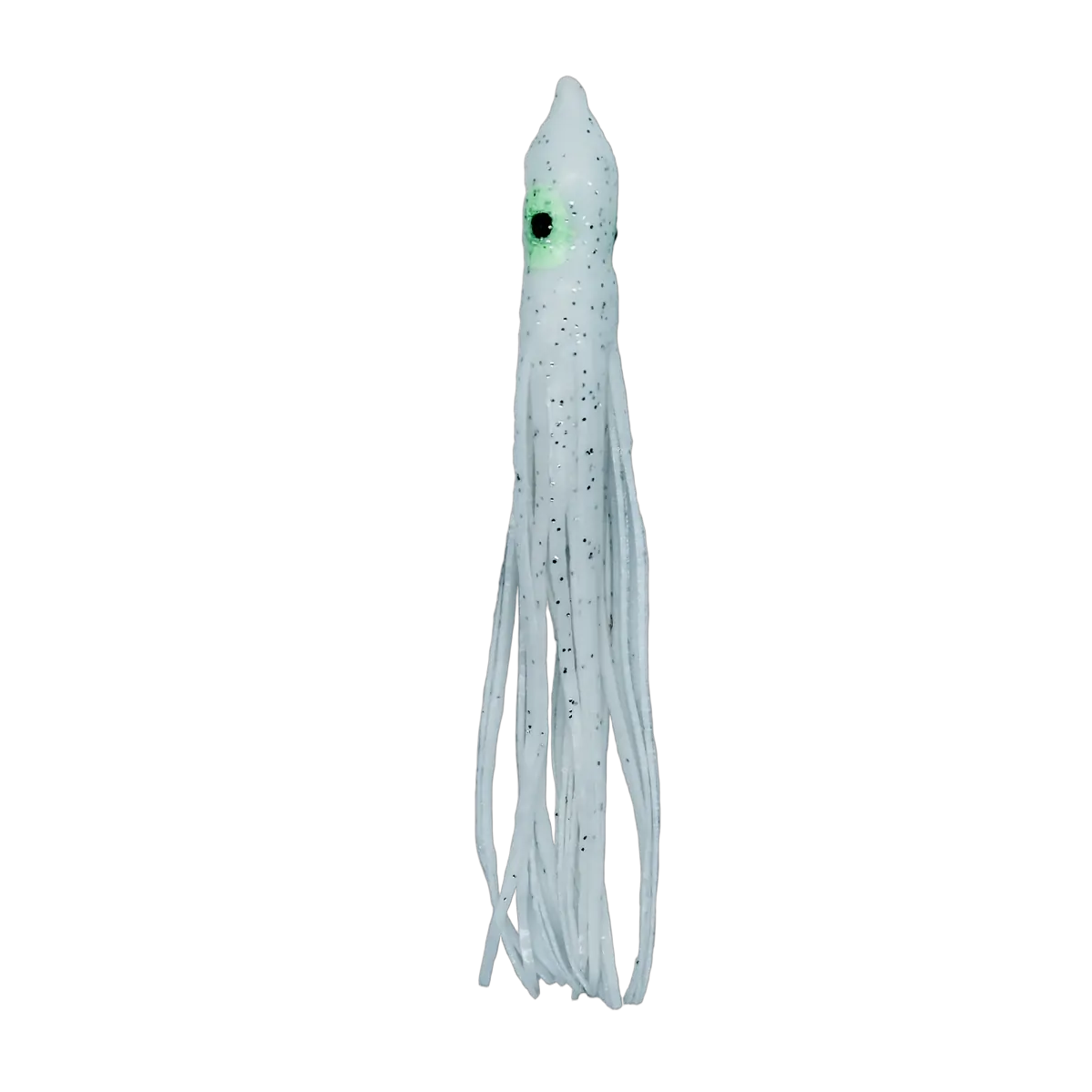 Seahorse Lure Octopus Skirt 100mm 5 Pack White