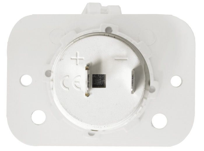 White Flush Mount Cigarette Socket With Cover