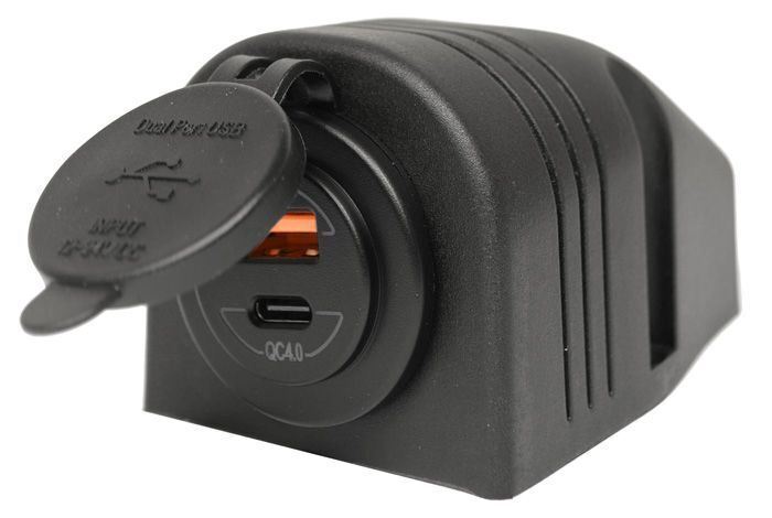 12/24Vqc3.0/4.0A Twin Usb Surface Mnt 1:3.6 -12V Max 18W Port C: 5 -20V Max 36W