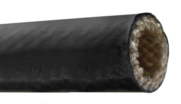 30Mm Blk Fireproof Sleeving 20 Temp Range: -65 To 260Deg.Cent Inner Fibre: 550 Deg. Cent.