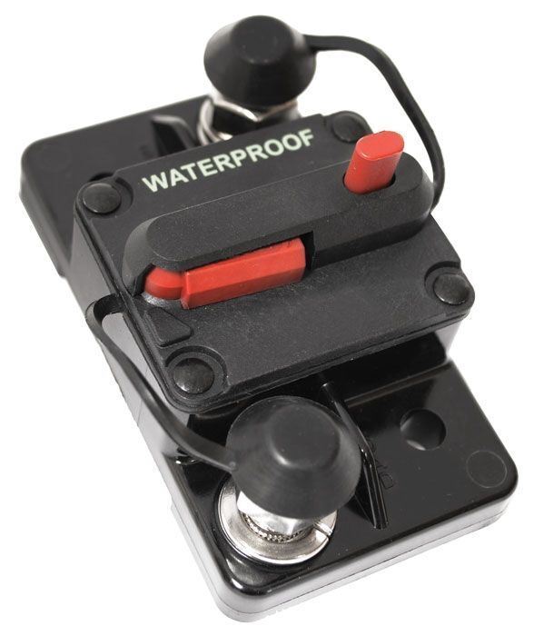 200A 48Vdc H/D Circuit Breaker Surface Mount Manual Reset 3/8In-16 Stud Size Rating Ip67