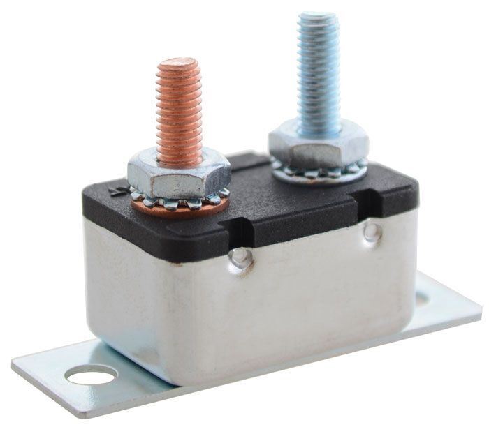 Circuit Breaker Metal 20Amp Type 1 Cycling Long & Short 10-32 Studs With Nuts