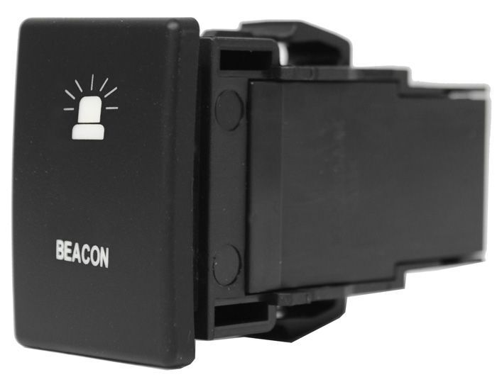 12V Isuzu Dmax Beacon Switch Bt-50 D-Max & Mux 2020-On Blue Led 31X20Mm Hole