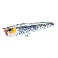 Leurre Flottant Yo Zuri Duel 3DB Popper 75mm (10g) – Ratio Sonore, Pour Carnassiers