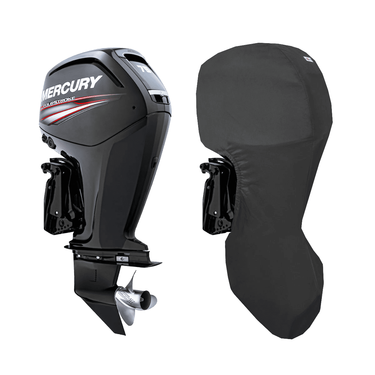 Mercury 4 Stroke 4 Cyl 2.1L 75-115Hp Full Cover (L)20In/508mm Leg (2014>)