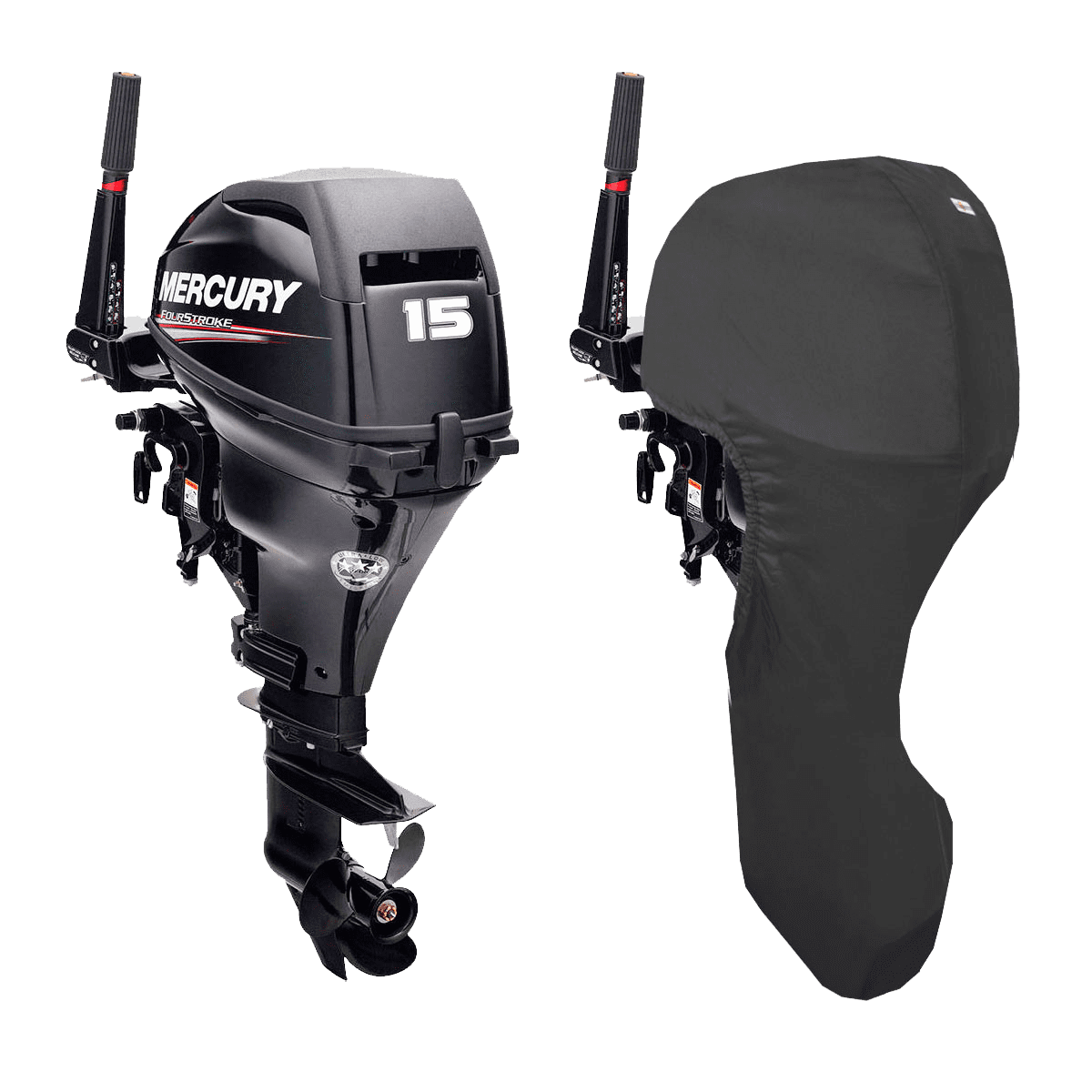 Mercury 4 Stroke 2 Cyl 333Cc 15Hp 20Hp Full Cover (L)20In/508mm Leg (2018>)