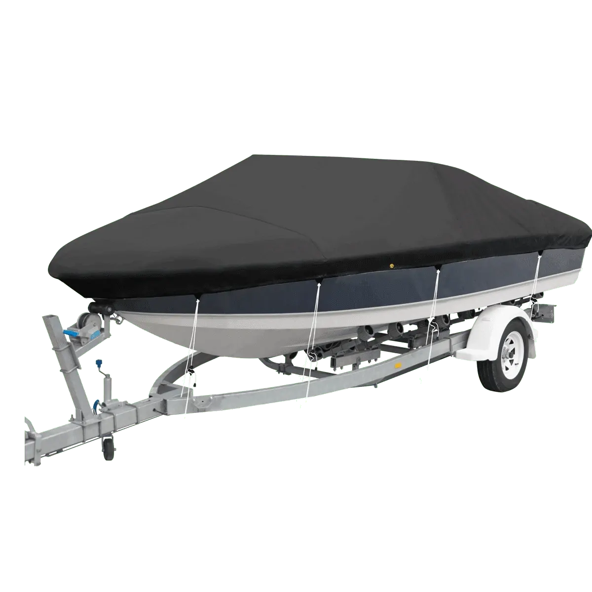 Oceansouth Bowrider Cover 6.3m - 6.7m Black