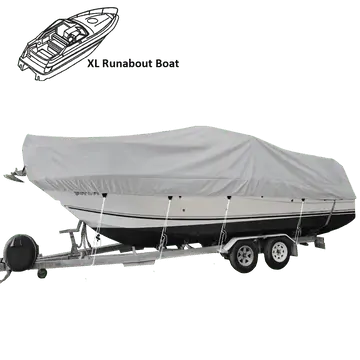 XL Runabout Cover Inboard 7.8M - 8.4M Grey