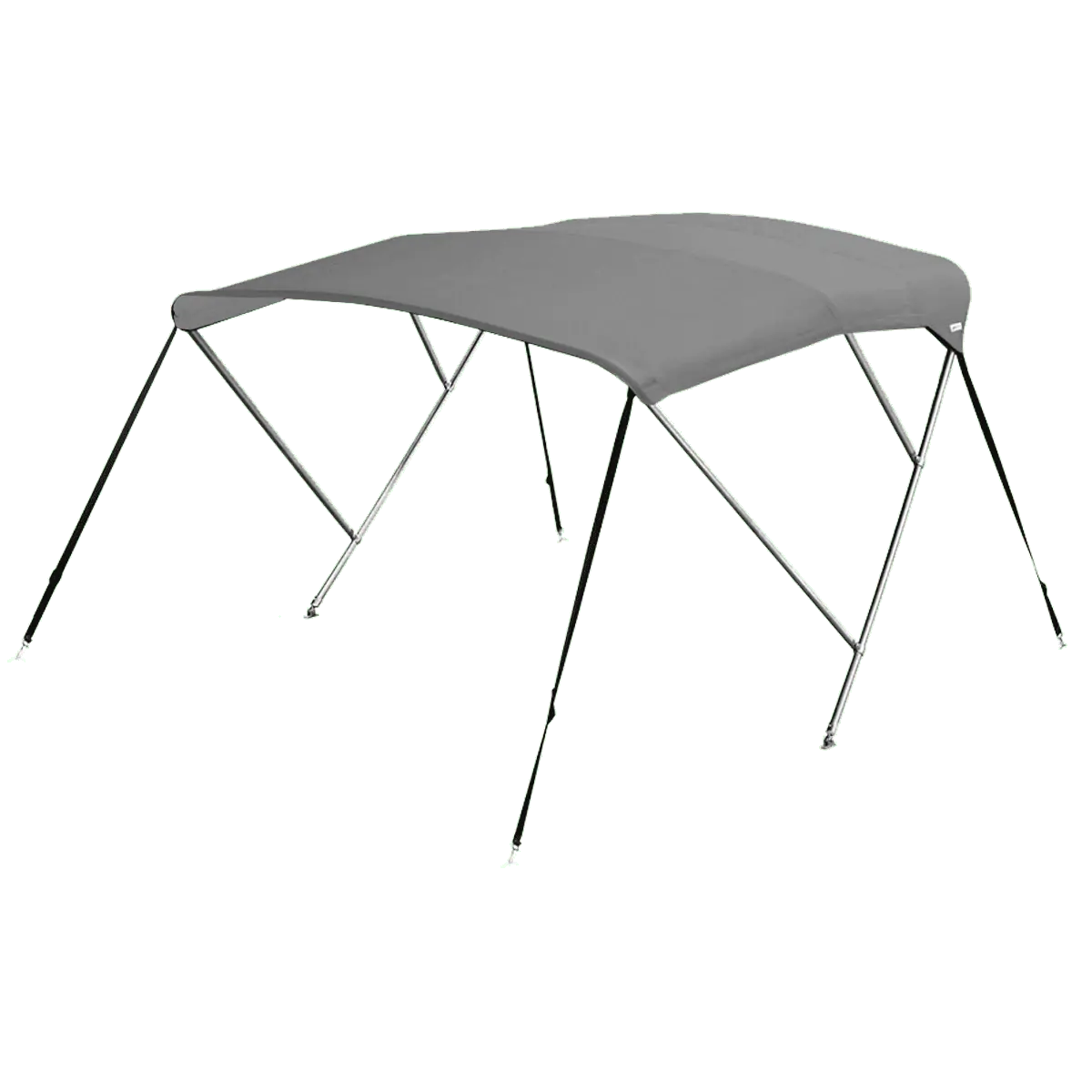 Oceansouth 3 Bow Bimini Stainless Steel 1.7 - 1.9m Grey