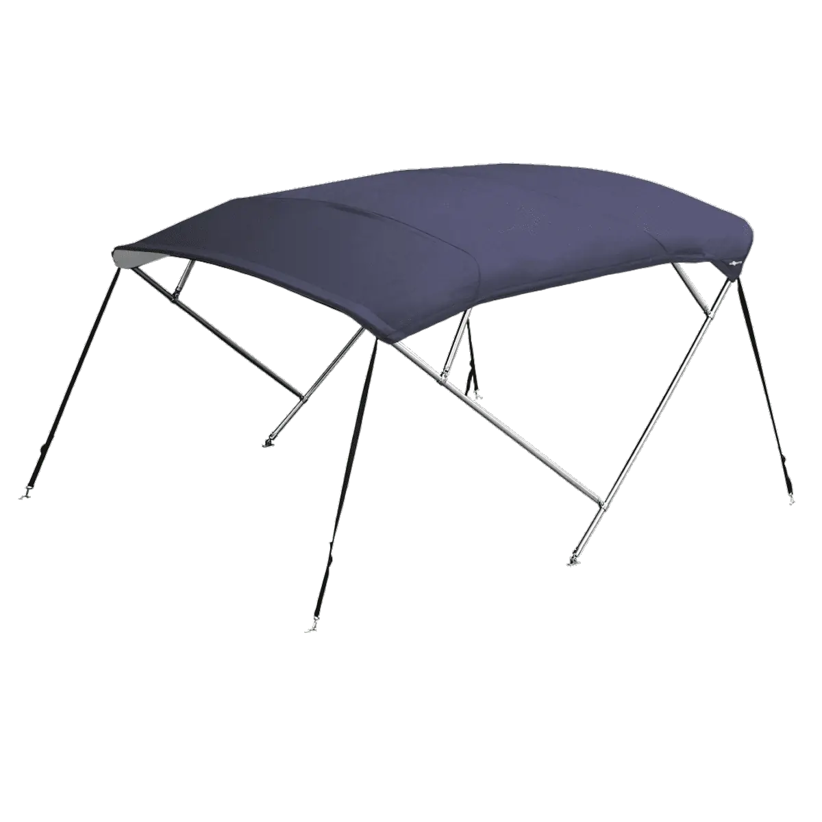 Oceansouth 4 Bow Bimini Stainless Steel 1.7 - 1.9m Blue