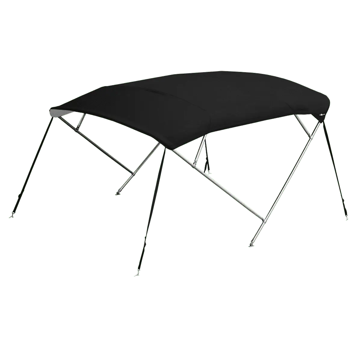 Oceansouth 4 Bow Bimini Stainless Steel 1.7 - 1.9m Black