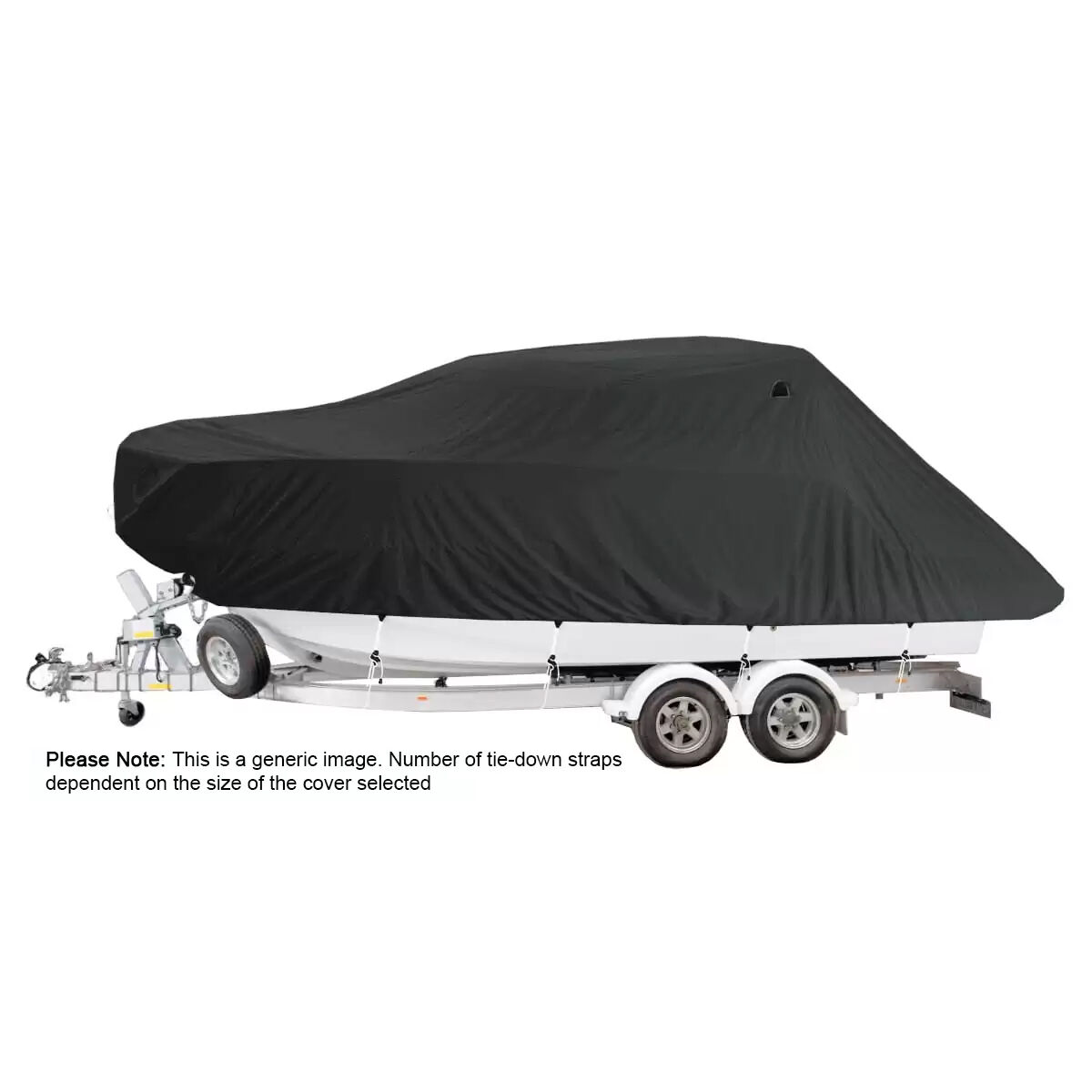 Oceansouth Pilot/Cruiser Boat Cover Black 6.5M