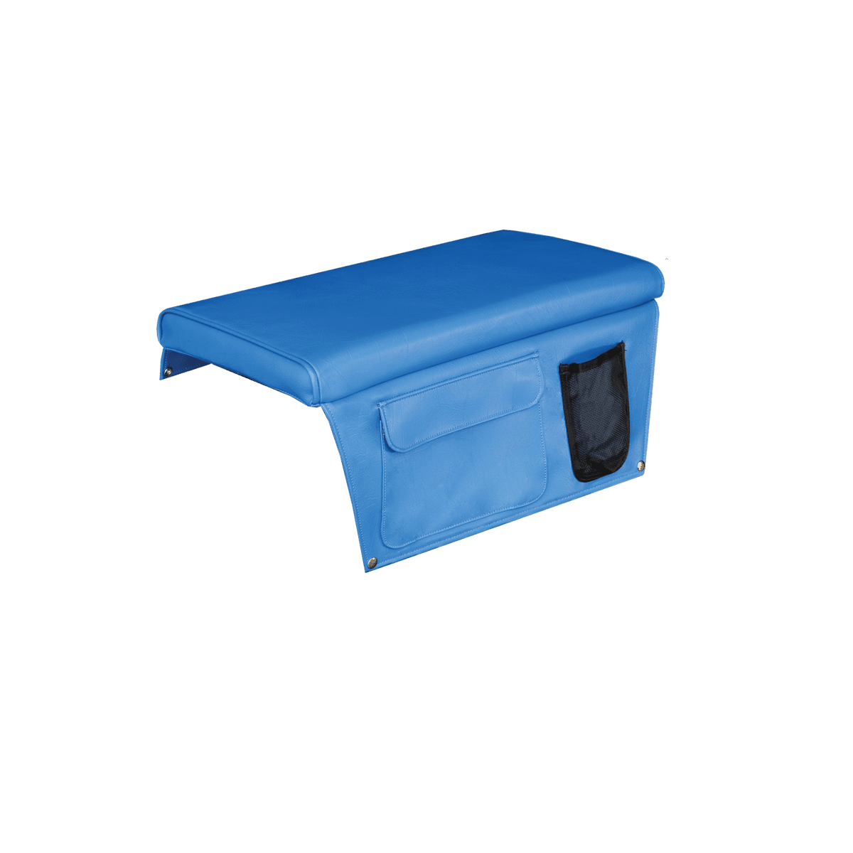Boat Bench Cushion & Side Pockets 600mm x 300mm Blue