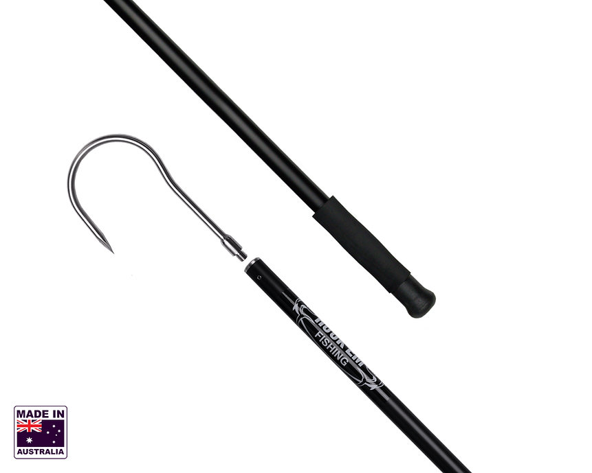 Hookem Multiple 2 Piece Round Gaff - 10 X 100mm Stainless Head - 3M Interchangeable