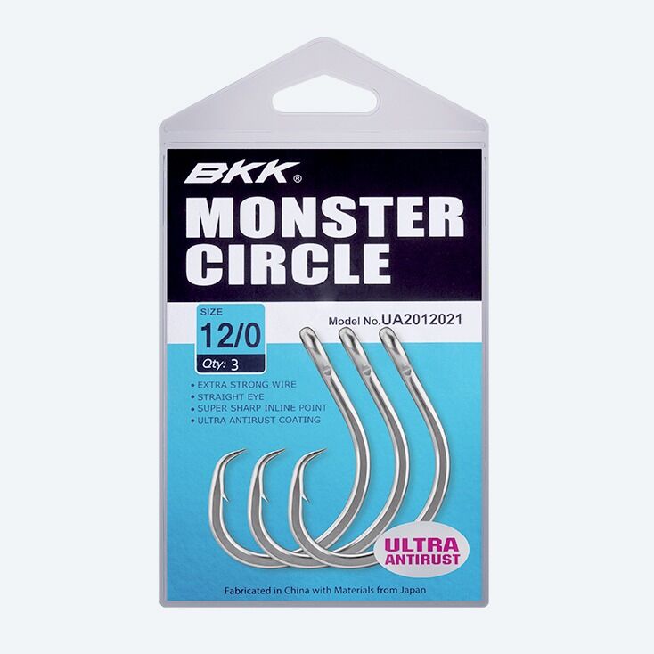 BKK Monster Circle Hooks - 14/0 - 2 Per Pack