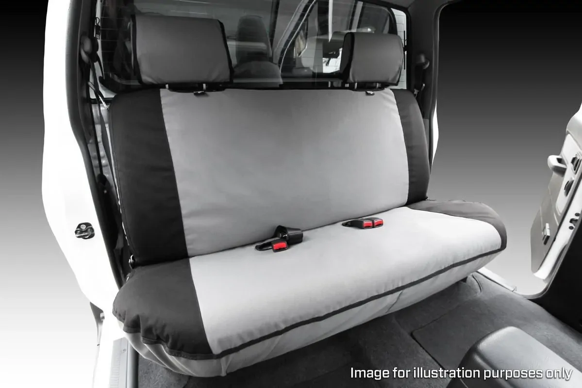 Msa Rear Bench - Msa Premium Canvas Seat Covers To Suit Nissan Navara D23 (Np300) Dx / Rx / St / Stx Series 3 - 03/15 To 12/17