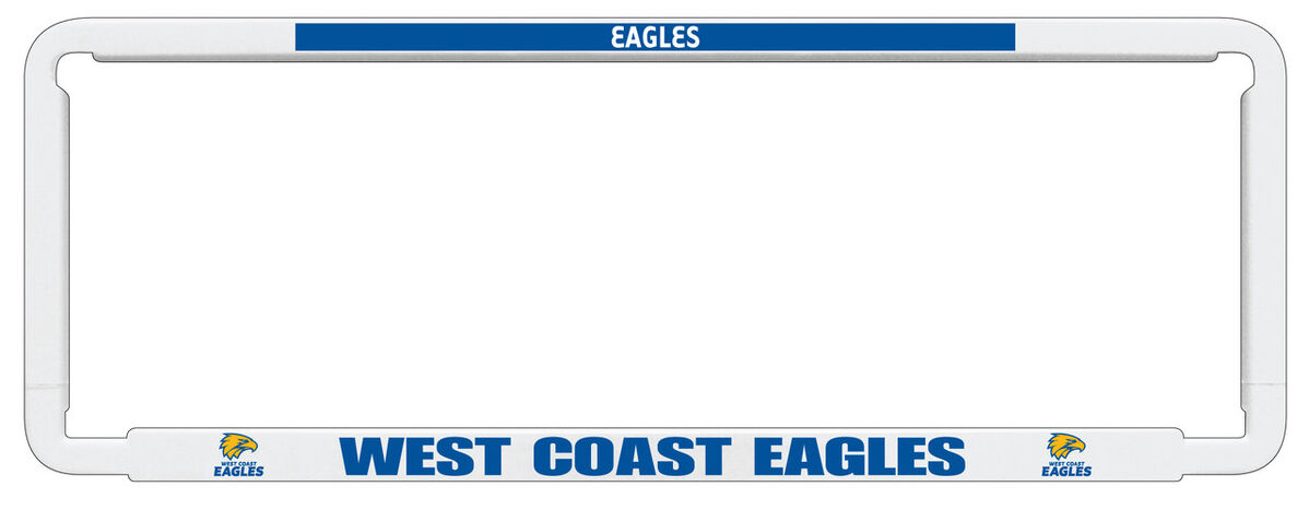Sperling AFL Number Plate Frame - West Coast Eagles