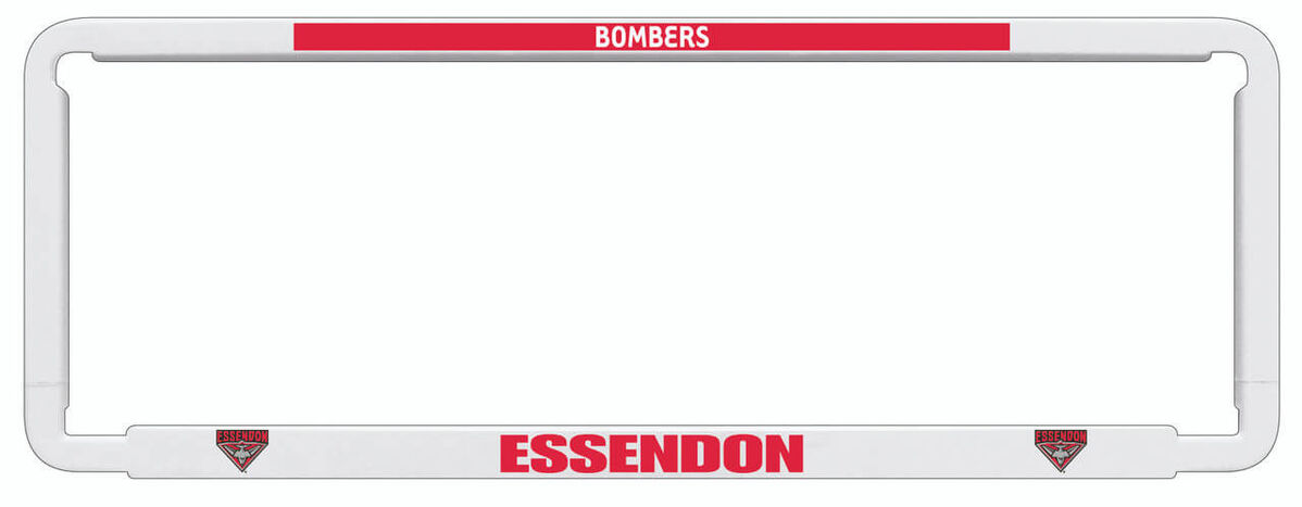 Sperling AFL Number Plate Frame - Essendon