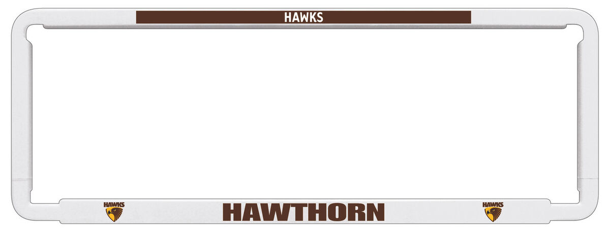 Sperling AFL Number Plate Frame - Hawthorn