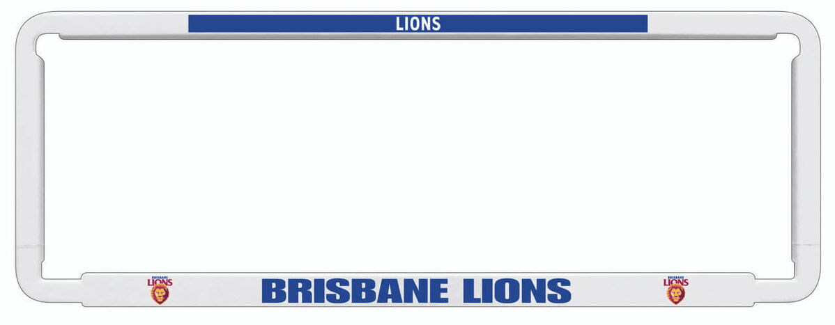 Sperling AFL Number Plate Frame - Brisbane Lions