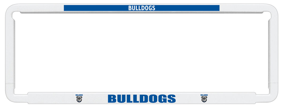 Sperling NRL Number Plate Frame - Bulldogs
