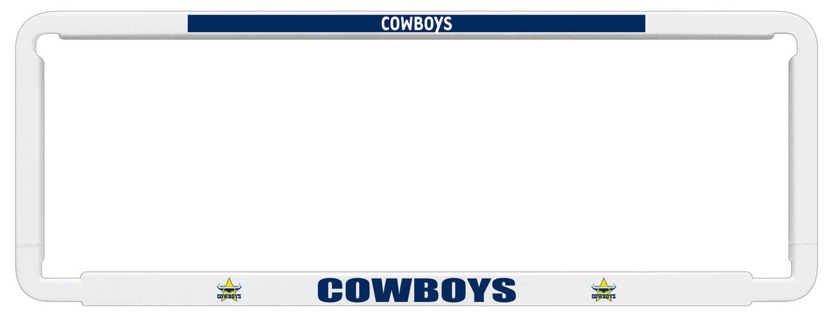 Sperling NRL Number Plate Frame - Cowboys