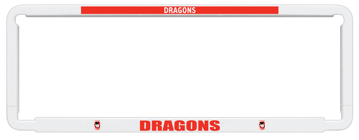 Sperling NRL Number Plate Frame - Dragons