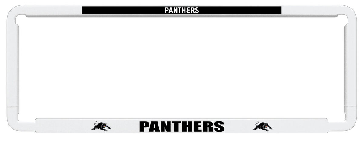 Sperling NRL Number Plate Frame - Panthers