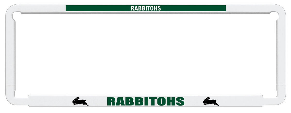 Sperling NRL Number Plate Frame - Rabbitohs