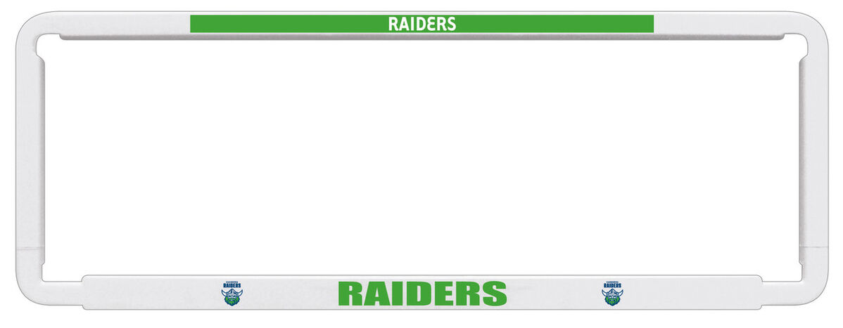 Sperling NRL Number Plate Frame - Raiders