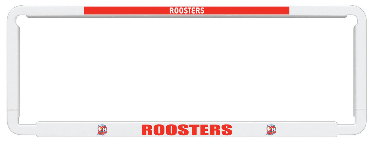 Sperling NRL Number Plate Frame - Roosters