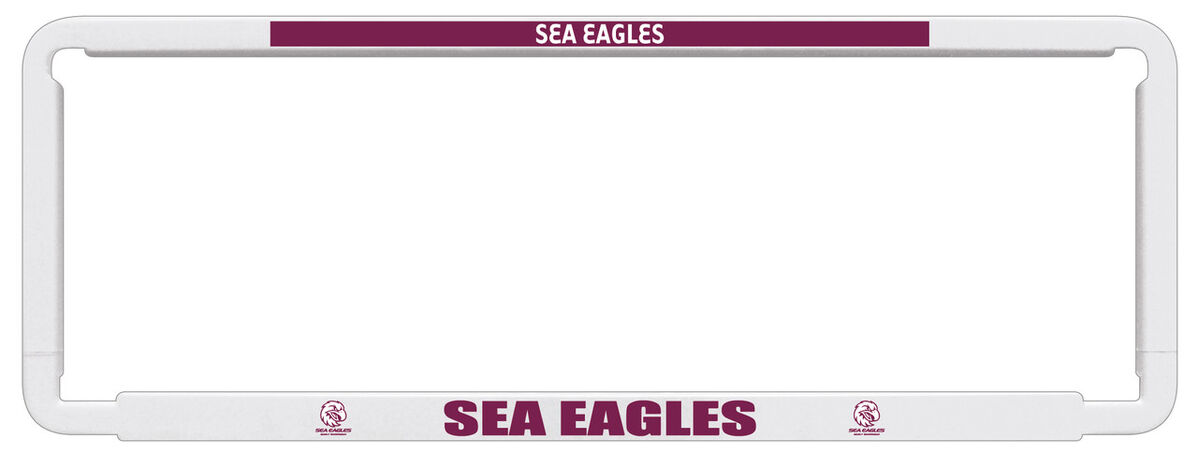 Sperling NRL Number Plate Frame - Sea Eagles