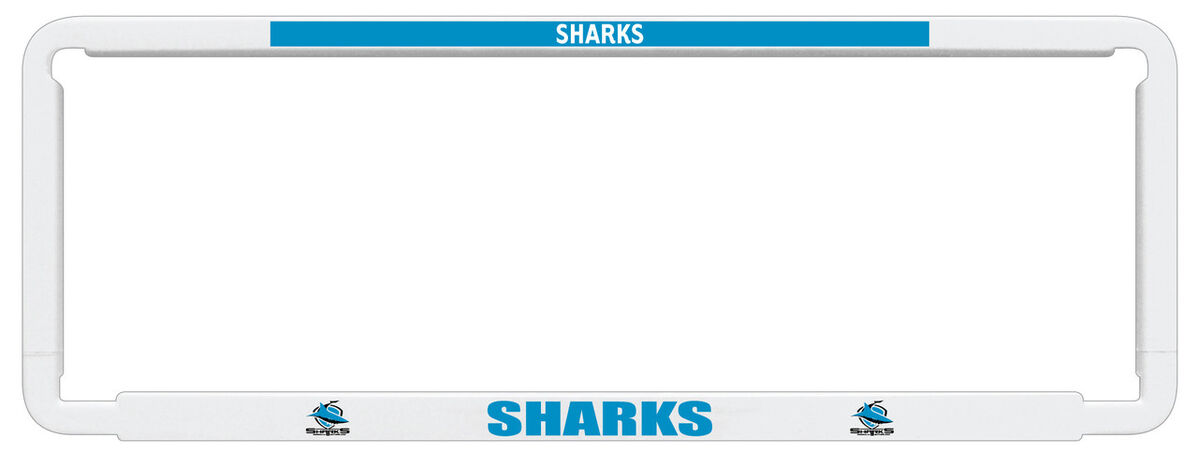 Sperling NRL Number Plate Frame - Sharks