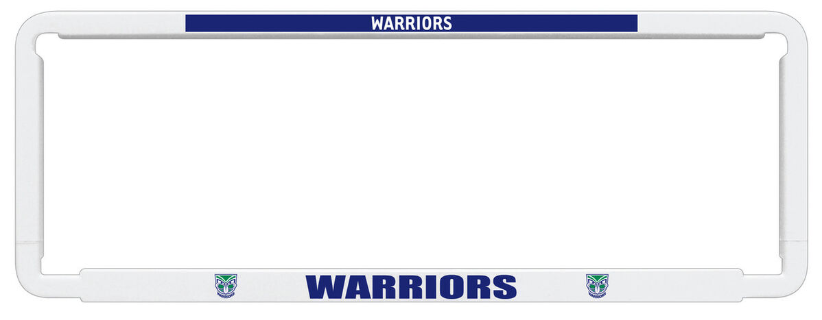 Sperling NRL Number Plate Frame - Warriors