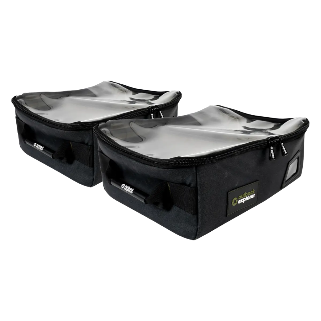 Outback Explorer Clear Top Bag - Large Twin Pack