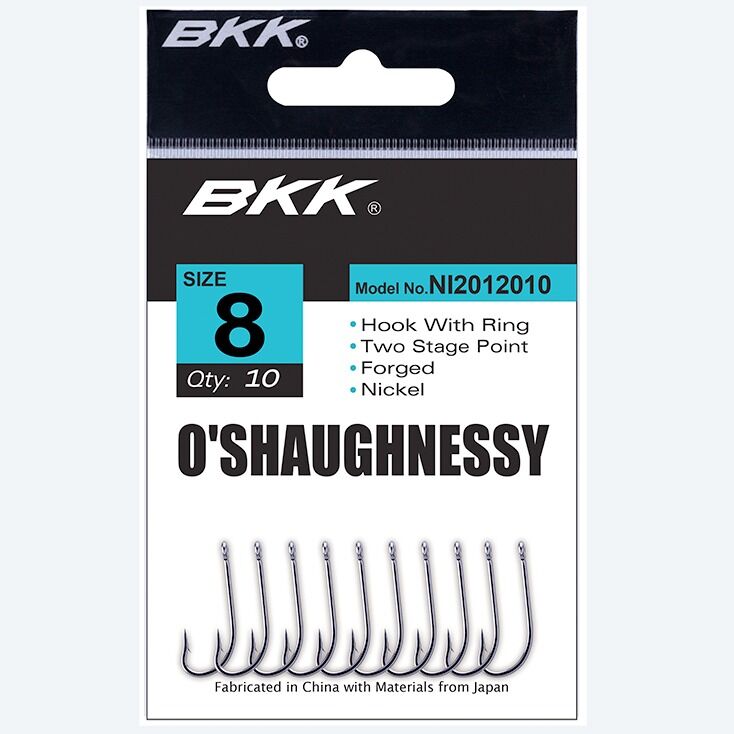 BKK O'Shaughnessy-R Hooks - 6/0 - 4 Per Pack