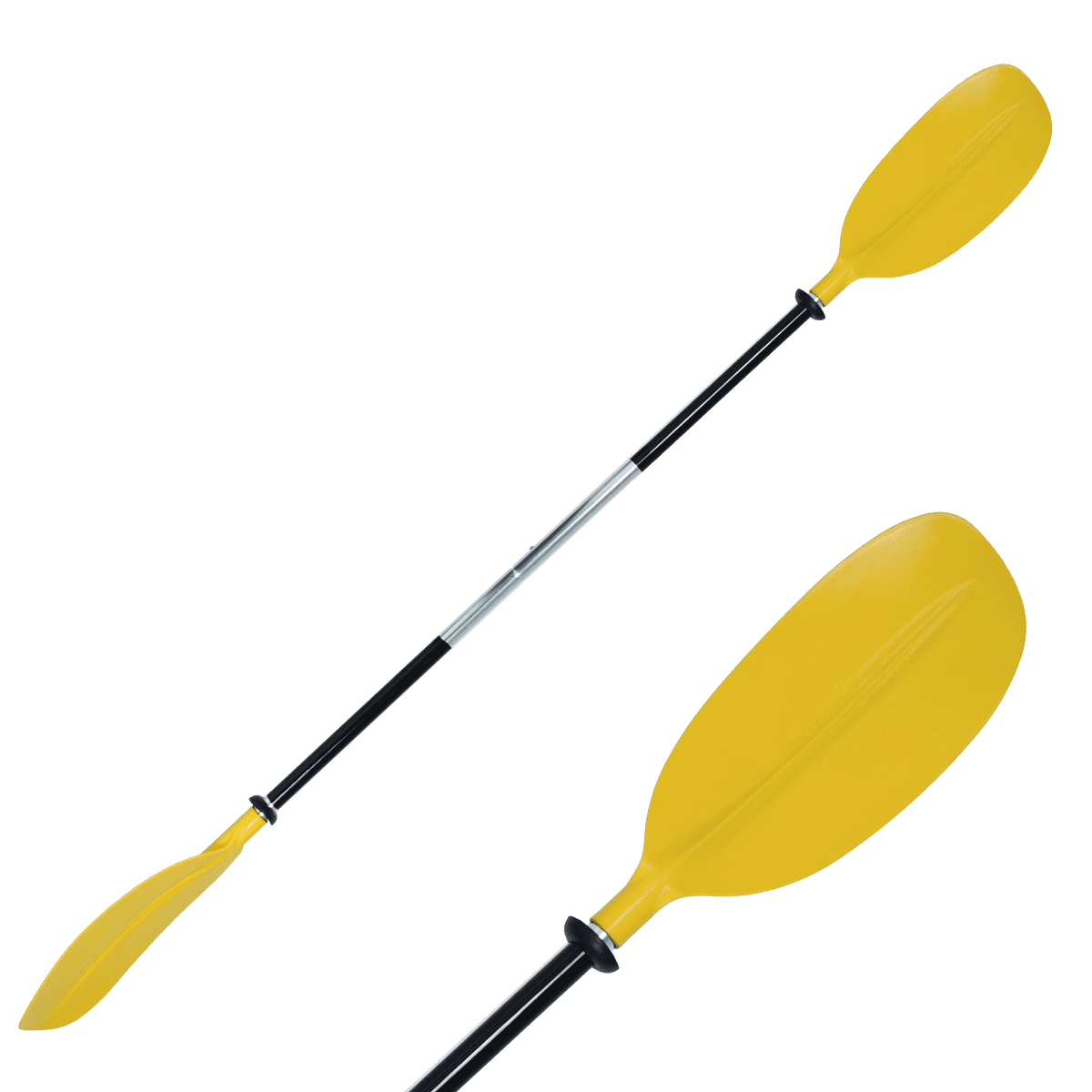 Oceansouth Asymmetric Kayak Paddle 2 Piece - 2170mm Yellow