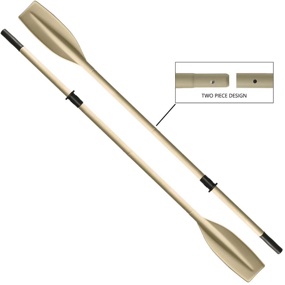 Oars Aluminium 2 Pce With Oar Stopper 2.30M (7.5') Pair
