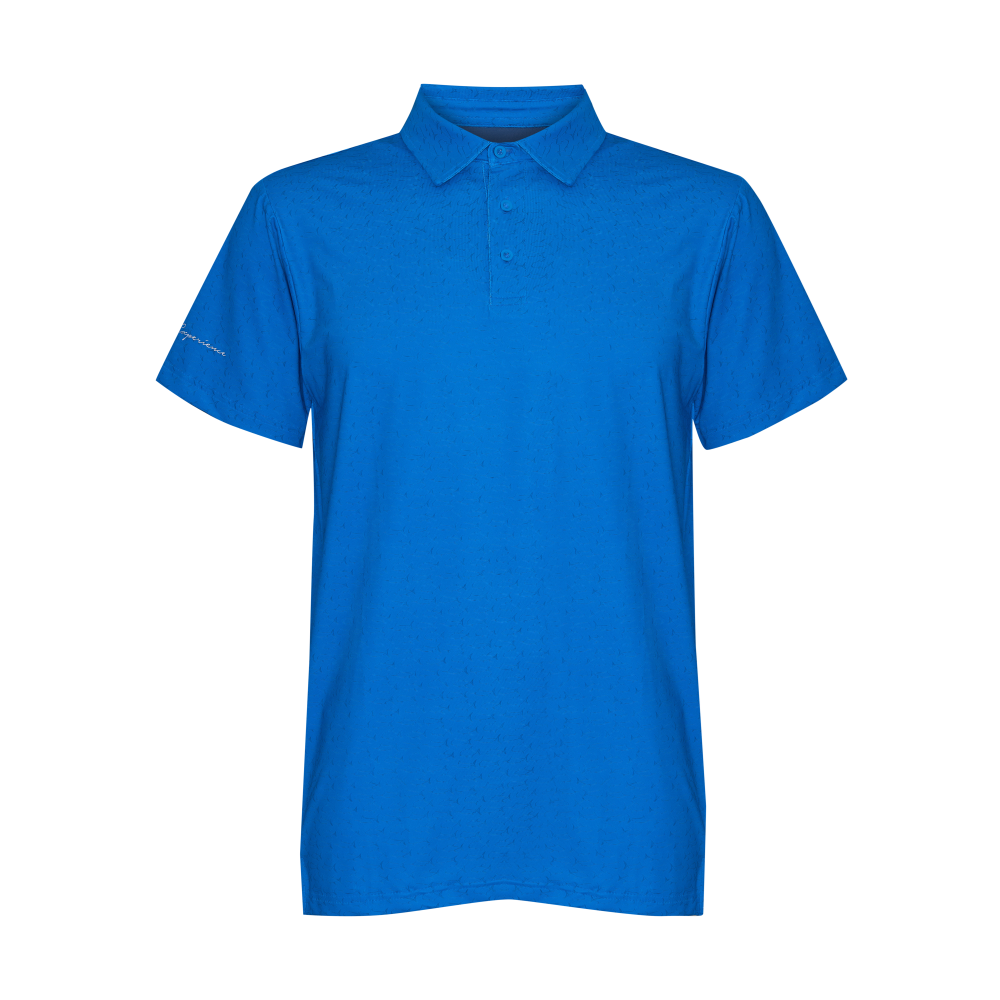 Nomad Design Polo Shirt Stacked - Marine Blue - XXL