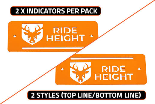 Cruisemaster Ride Height Indicators (Bottom Line)