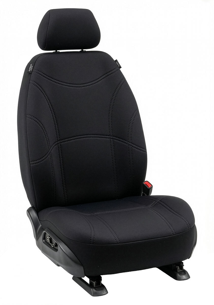 Tuff Terrain Neoprene Balck Front Seat Cover to suit Nissan Patrol (Y61, GU) ST SUV 7 Seat 10/2004 - 10/2017