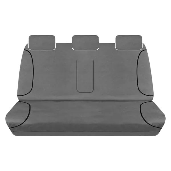 Tuff Terrain Canvas Grey Seat Covers to Suit Ford Ranger PX Dual Cab All Badges