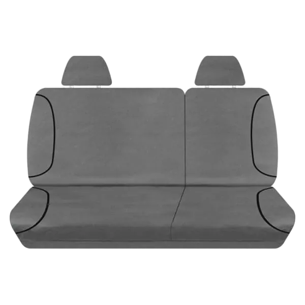 Tuff Terrain Canvas Grey Seat Covers to Suit Nissan Navara D40 ST Dual ...