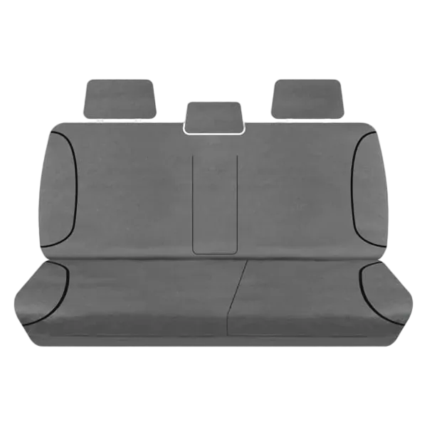 Tuff Terrain Canvas Grey Seat Covers to Suit Isuzu D-Max Dual Cab TFR LS-Terrain 02/18-20 REAR