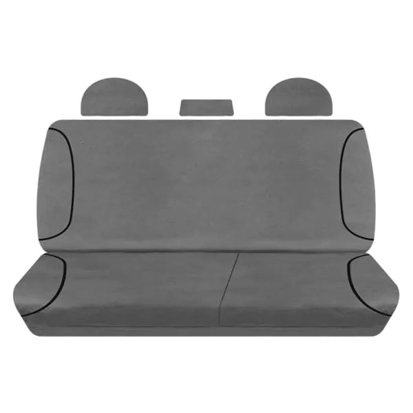 Tuff Terrain Canvas Grey Seat Covers to Suit Isuzu D-Max TF Dual Cab All Badges 05/08-04/12 REAR