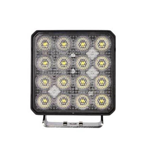 Roadvision LED Work Light Square Flood Beam 10-30V 16 x 6W S8 LED's <94W <7400lm TMT IP67 127x55x112mm Roadvision