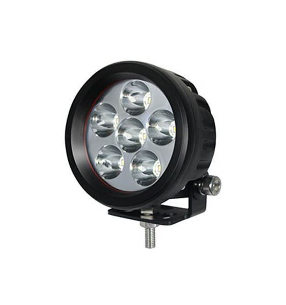 Roadvision LED Work Light Round Spot Beam 1030V 6 x 3W Osram HL LEDs 18W 1500lm IP67 89x89x58mm Roa