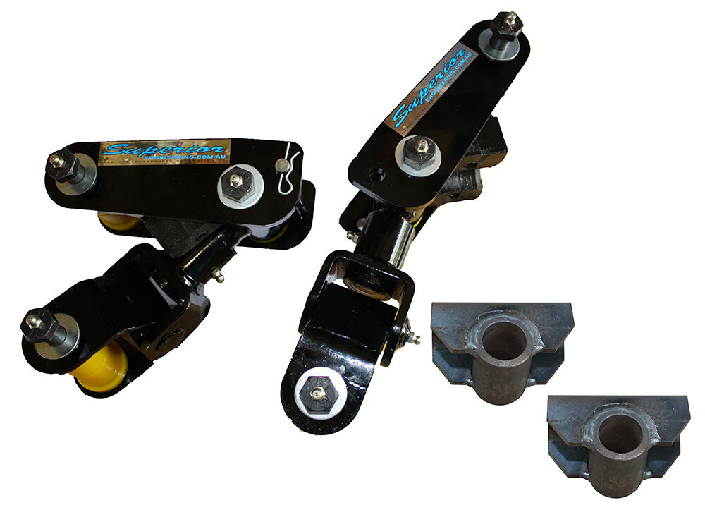 Superior Engineering Superior Drop Shackles to suit Nissan Patrol MK/MQ Rear (Pair)